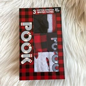 New Pook hipster underwear sz XL
